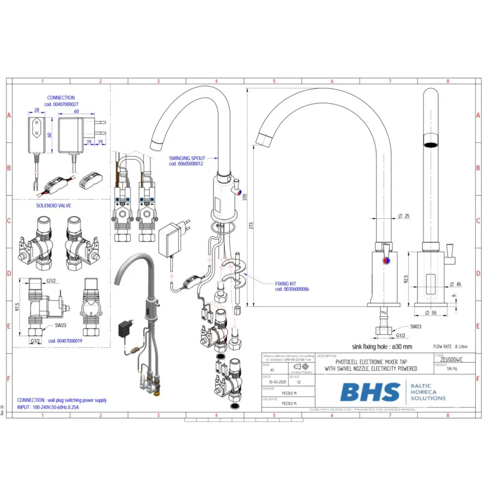 Robinet électronique S004/C
