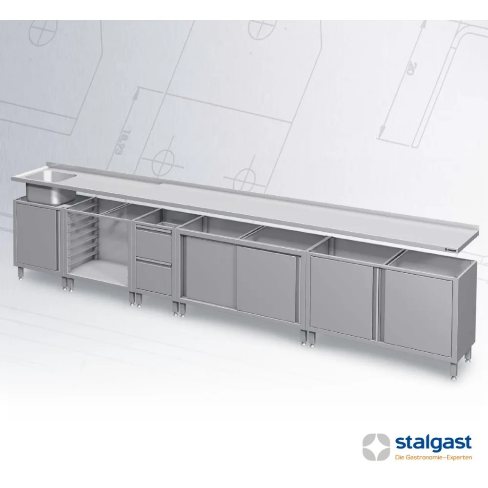 Placard sous l'évier  H-810 mm
