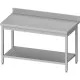 Metal table with shelf 2000