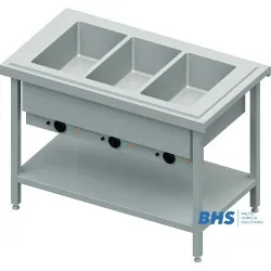 Karstais marmīts 3xGN1/1 ar atsevišķām kamerām