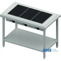 Karstā keramiskā virsma 3xGN1/1