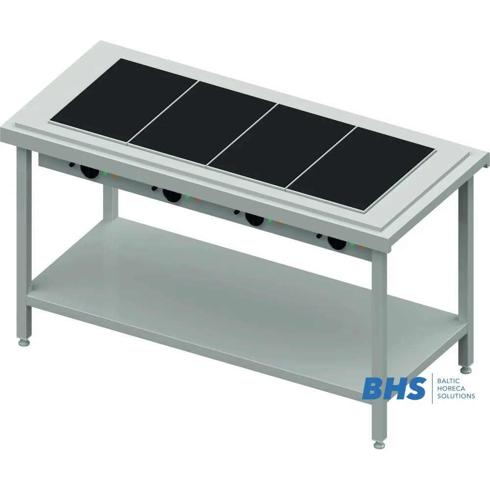 Karstā keramiskā virsma 4xGN1/1