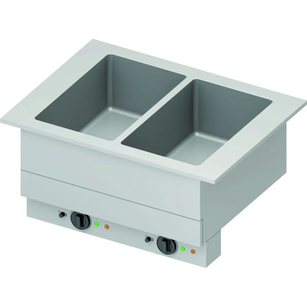 Marmites chaudes 2xGN1/1