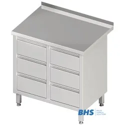 Table with 6 drawers