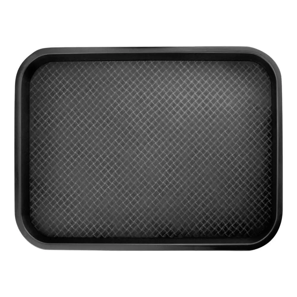 Square tray, black 25x35 cm