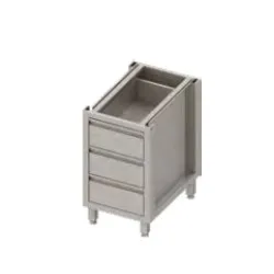 Armoire avec 3 tiroirs H-810 mm