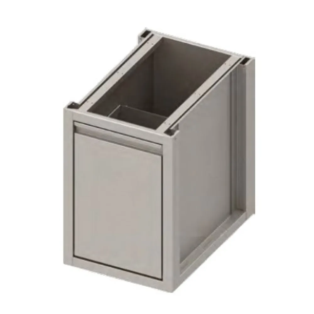 Armoire avec poubelle basculante H-660  mm