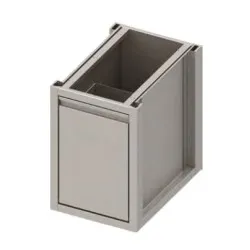 Armoire avec poubelle basculante H-660  mm