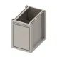 Armoire avec poubelle basculante H-660  mm