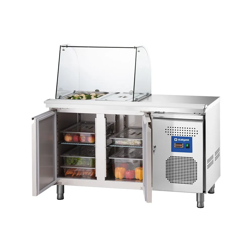 Cooling counter with showcase 8 x GN1/4