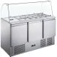 Cooling counter with showcase 16 x GN1/4