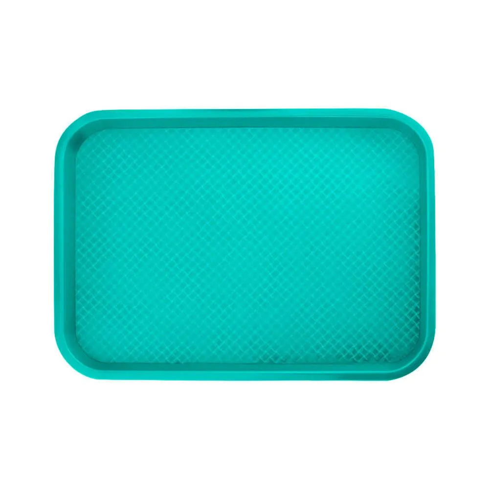 Square tray, green 30x40 cm
