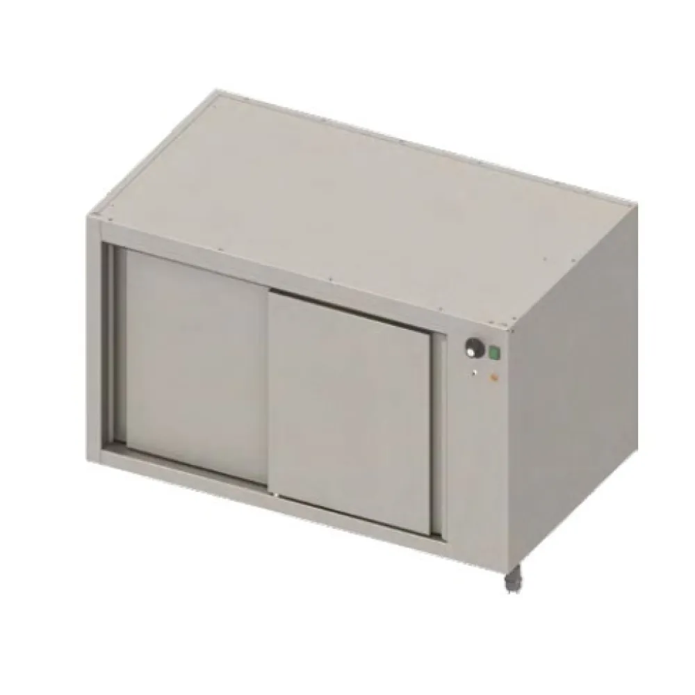 Une table avec une armoire chaleureuse avec une porte coulissante  H-660 mm