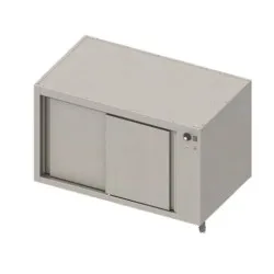 Une table avec une armoire chaleureuse avec une porte coulissante  H-660 mm