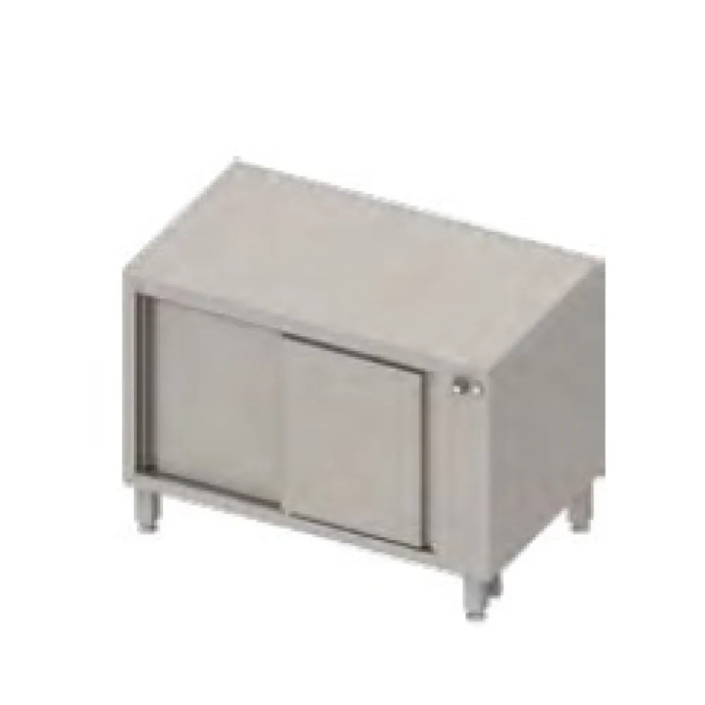 Une table avec une armoire chaleureuse avec une porte coulissante  H-810 mm