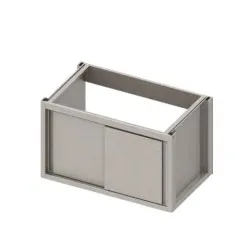 Armoire sous l'évier avec portes coulissantes H-660 mm