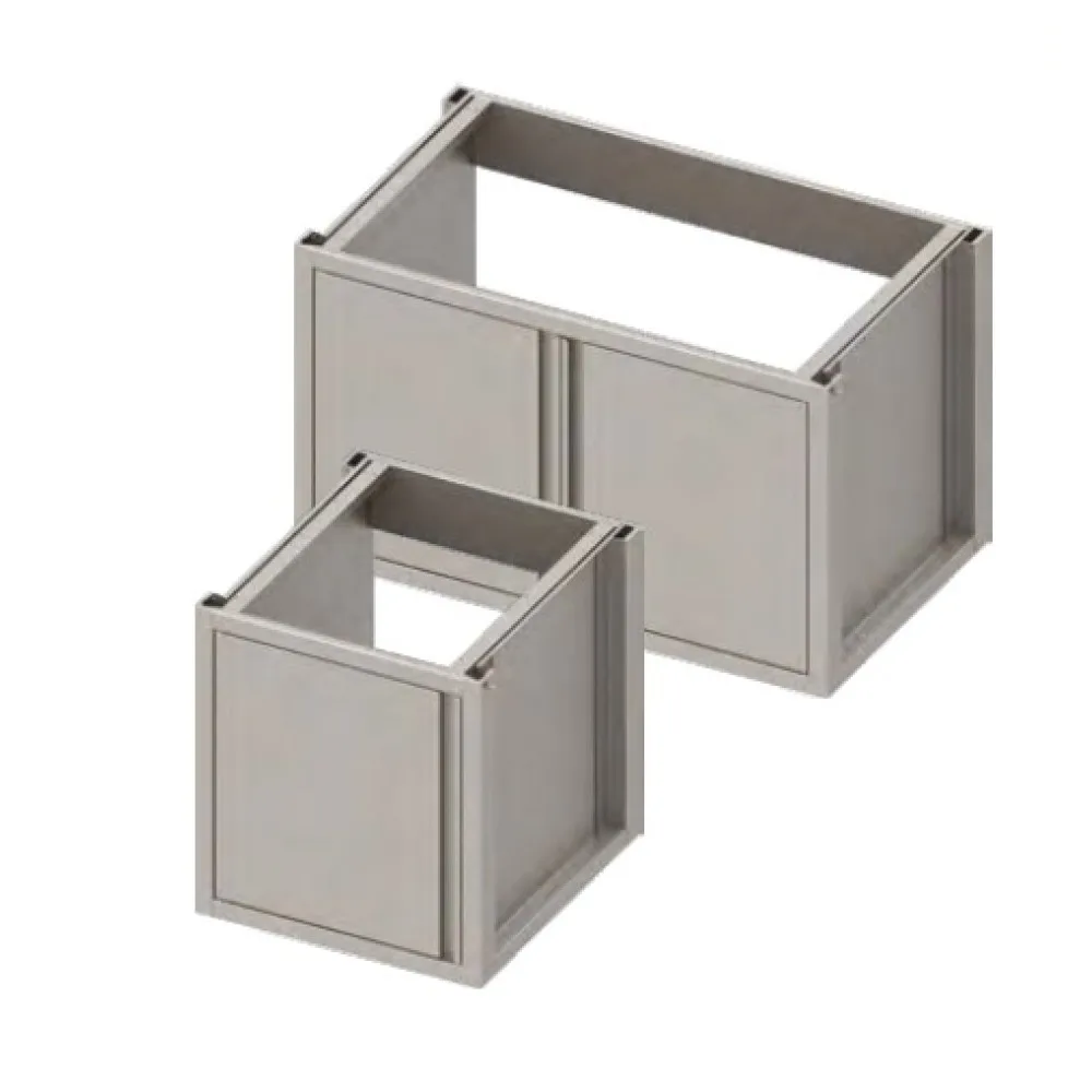 Armoire sous l'évier avec portes battantes H-660 mm