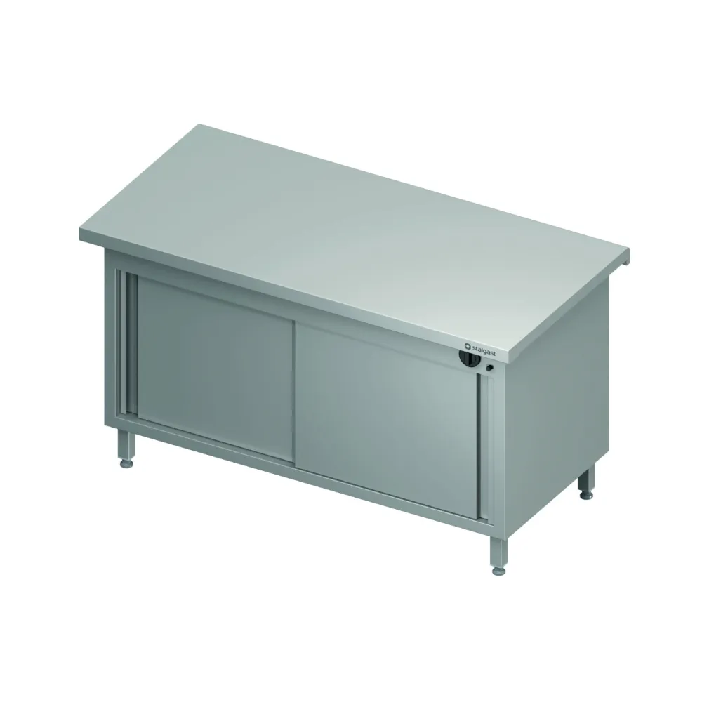 Une table avec une armoire chaleureuse avec une porte coulissante 1400