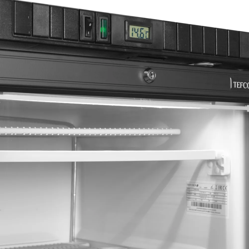 Congélateur vitrine avec porte vitrée chauffante, 270l