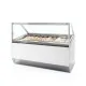 Ice cream freezer with flat glass 1.19 m²