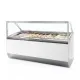 Ice cream freezer with flat glass 1.43 m²
