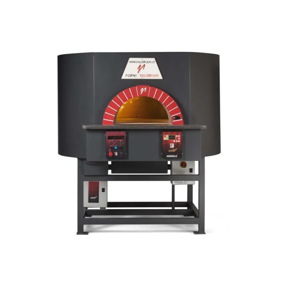 Wood and gas pizza oven ROTATING140