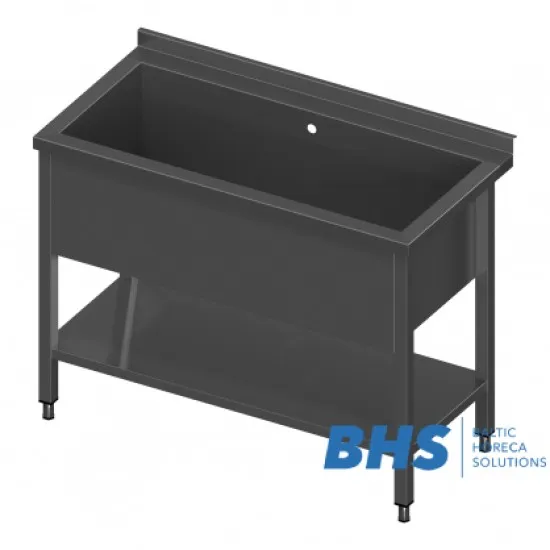 Table avec piscine et étagère