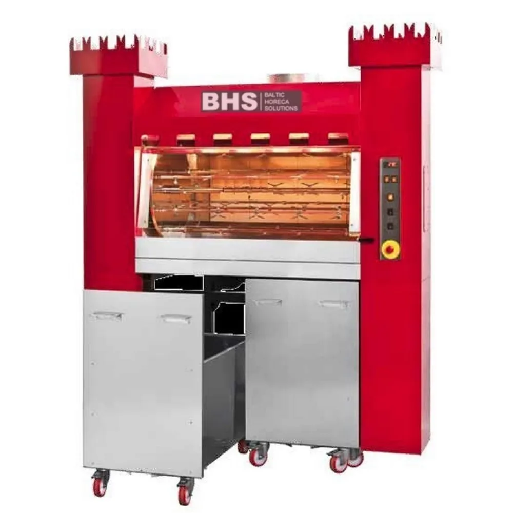 Gril à poulet au feu de bois 126P-TORRE combinato