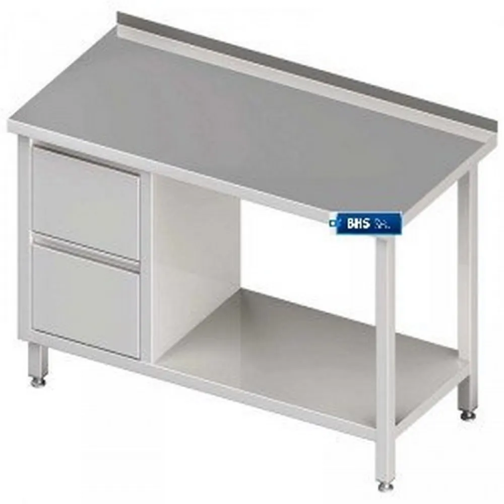 Table avec tiroirs 1400