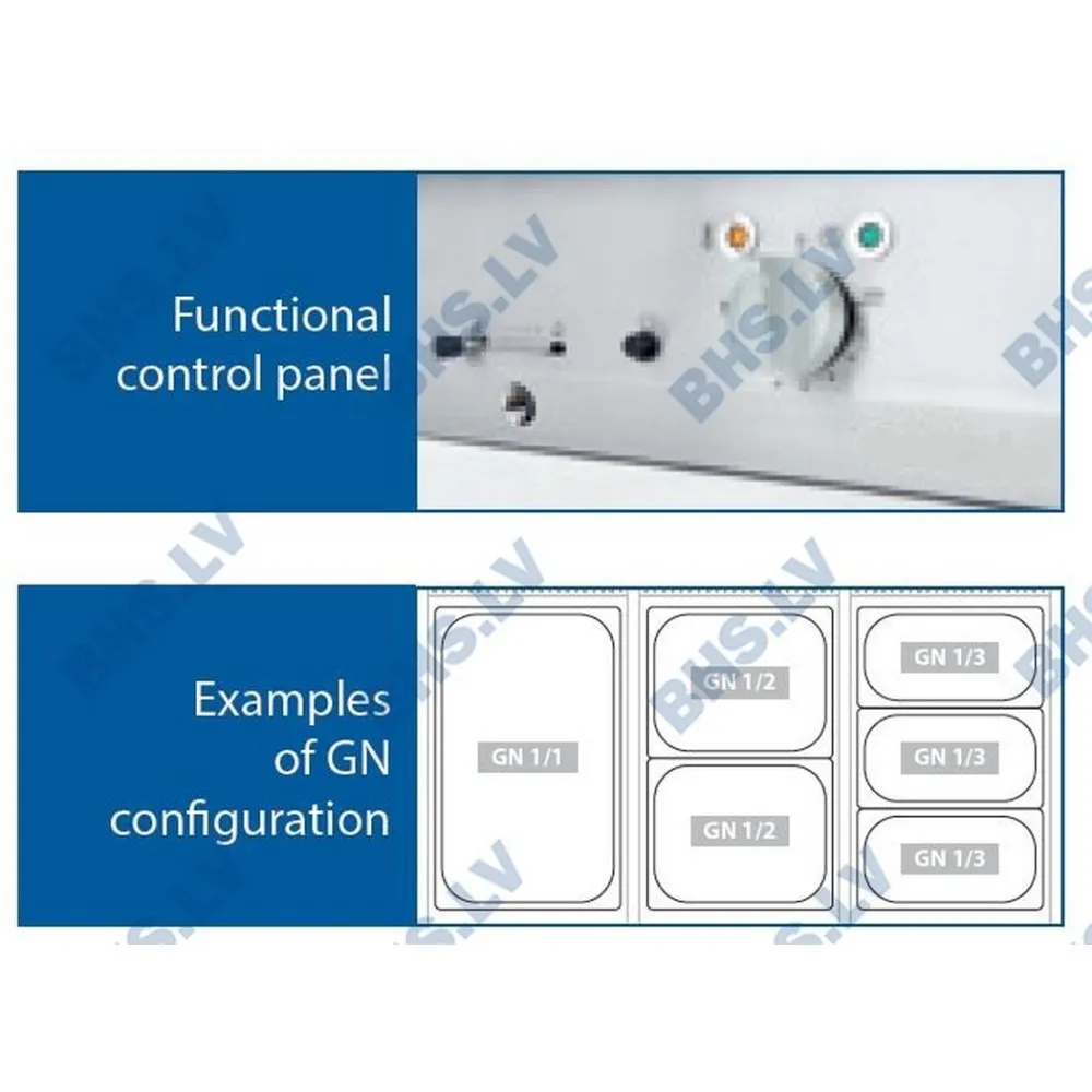 Chauffes plateaux GN1/1-150mm