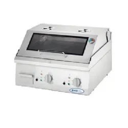 Grill électrique lisse avec couvercle 8,1 kW