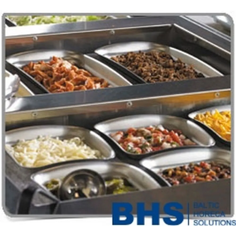 Dekoratīvais apdares panelis 2xGN1/2 traukiem