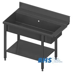 Table à lave-vaisselle avec grand évier 1600