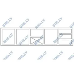 Compteur de refroidissement P444 2130 mm