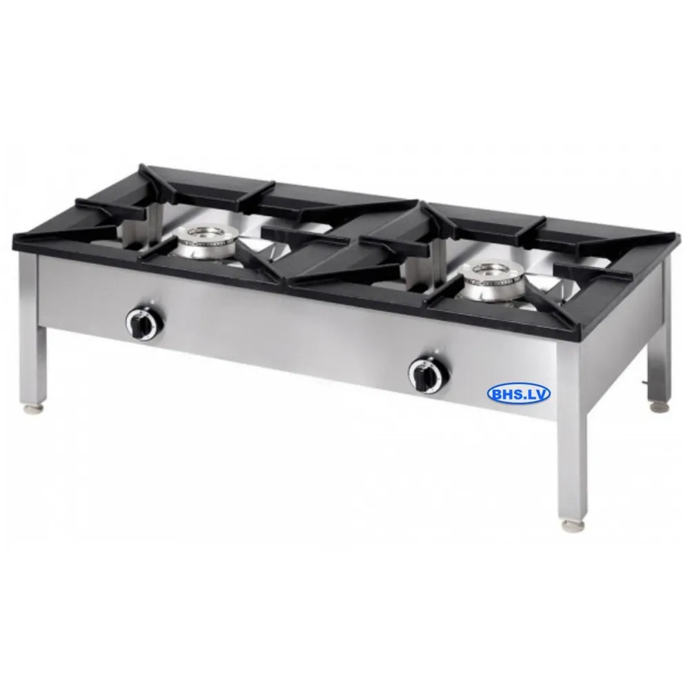 Cuisinière à gaz 2x9 kW
