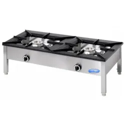 Cuisinière à gaz 2x9 kW