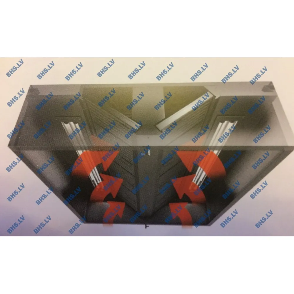 Hotte de ventilation centrale avec filtres HNCD 2500