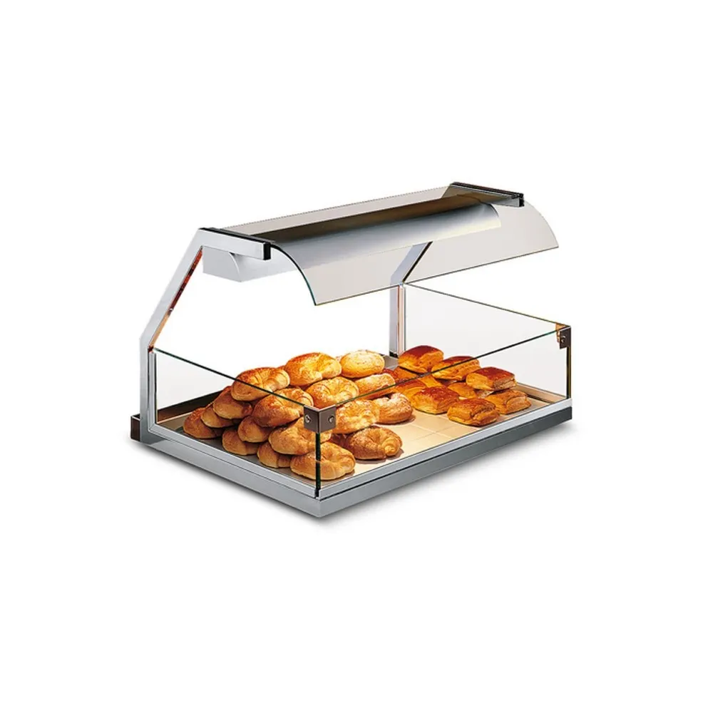 Vitrine avec haut chauffant  30/ 80