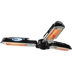 Hanging heating lamp for parasol