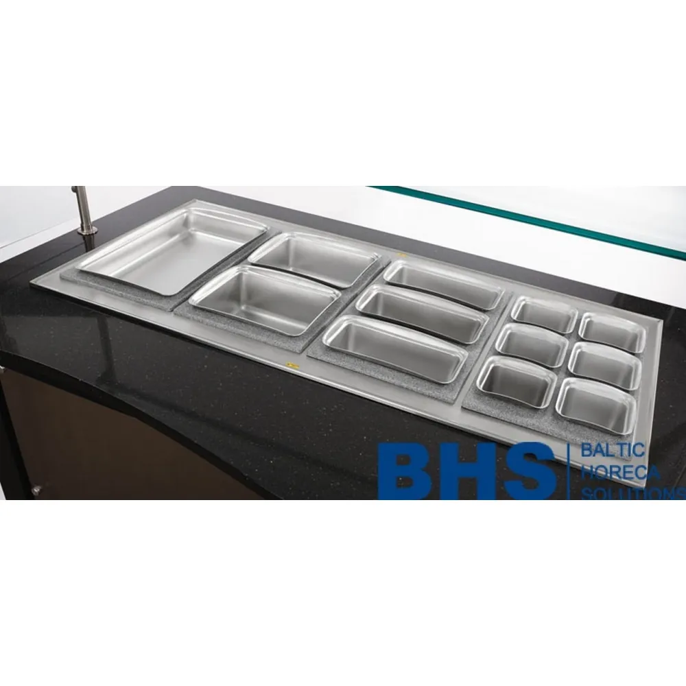 Dekoratīvais apdares panelis 2xGN1/2 traukiem