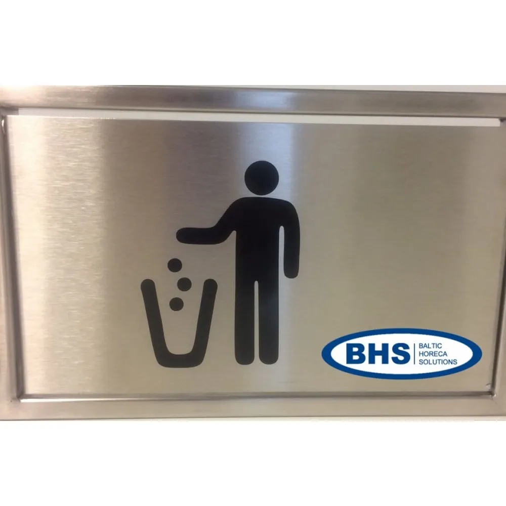 Couvercle de poubelle à battant