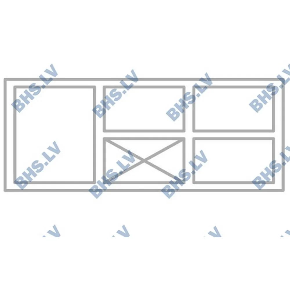 Comptoir de congélation avec plateau en granite M230 1300 mm