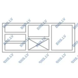 Comptoir de congélation avec mécanisme de levage M240 1500 mm