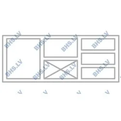 Comptoir saladette P240 1300 mm