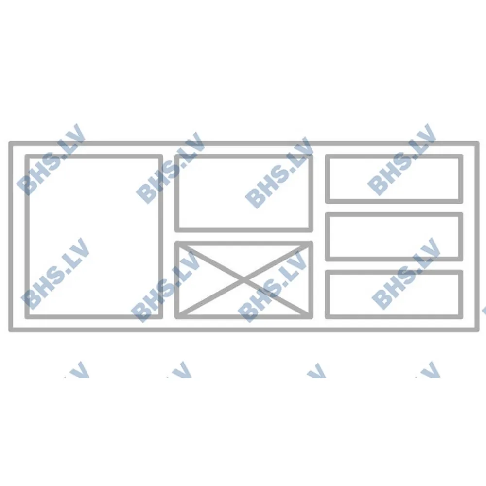 Comptoir de congélation avec plateau en granite M240 1300 mm