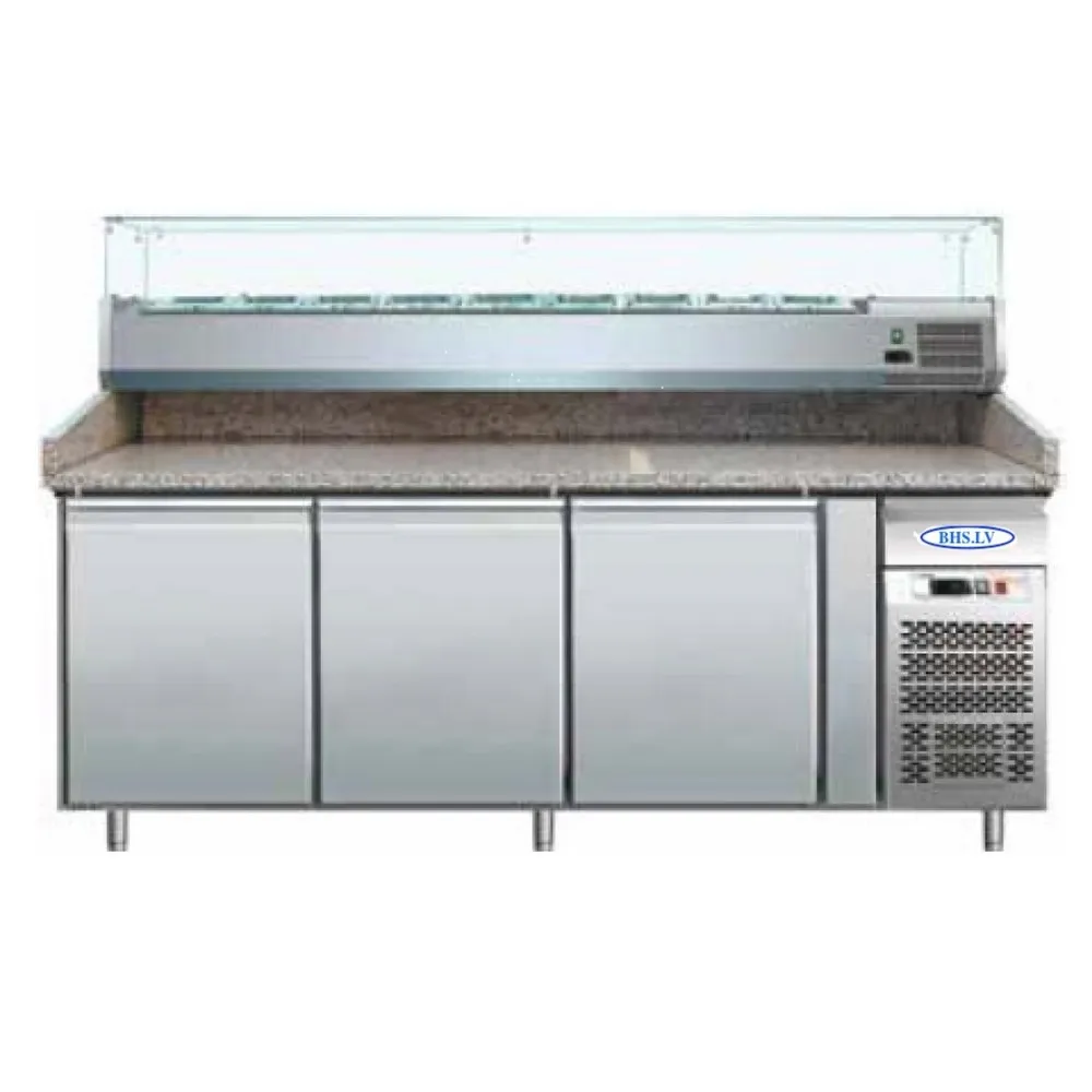 Table de Pizza avec vitrine réfrigérante
