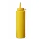 Bouteille doseuse pour sauces 350 ml, jaune