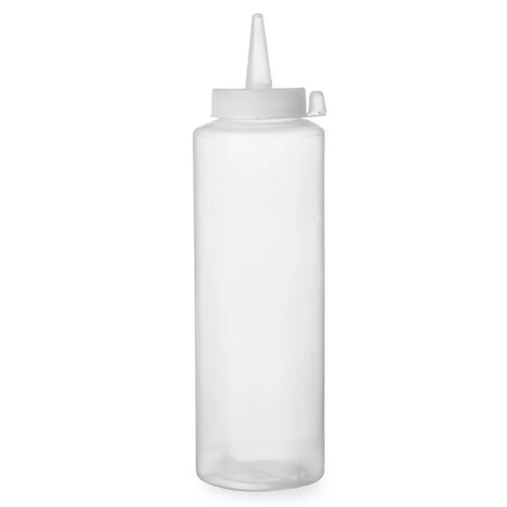 Bouteille doseuse pour sauces 700 ml, transparent
