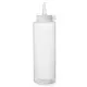 Bouteille doseuse pour sauces 700 ml, transparent