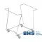 Empileur métallique pour paniers roulants XXL Shopping Basket XXL6480